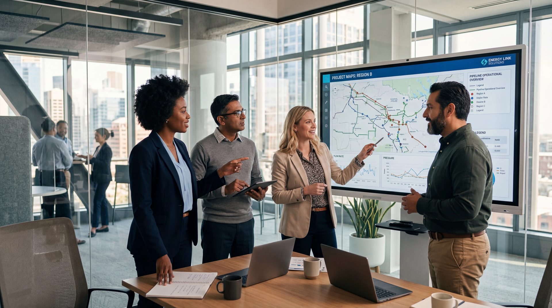 SSE Global Energy team planning energy solutions